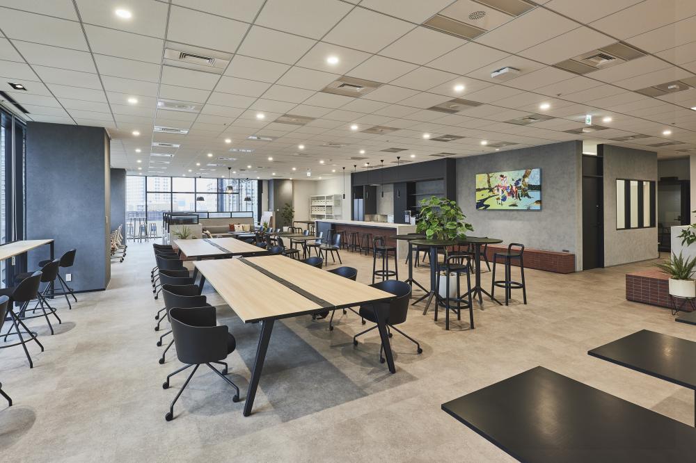 港区神谷町オフィス/134坪／新築オフィスビル入居工事写真2枚目