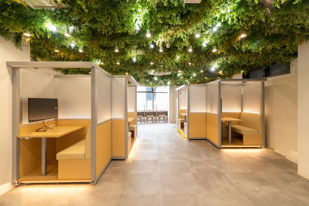 新宿西口貸会議室店舗/38坪/オフィス内装工事写真4枚目