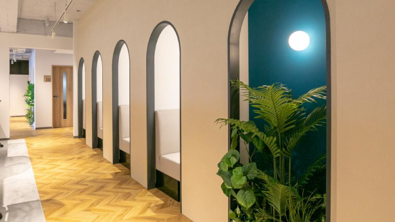 内装デザインで防音性能を導入した事例 小田原シェアオフィス